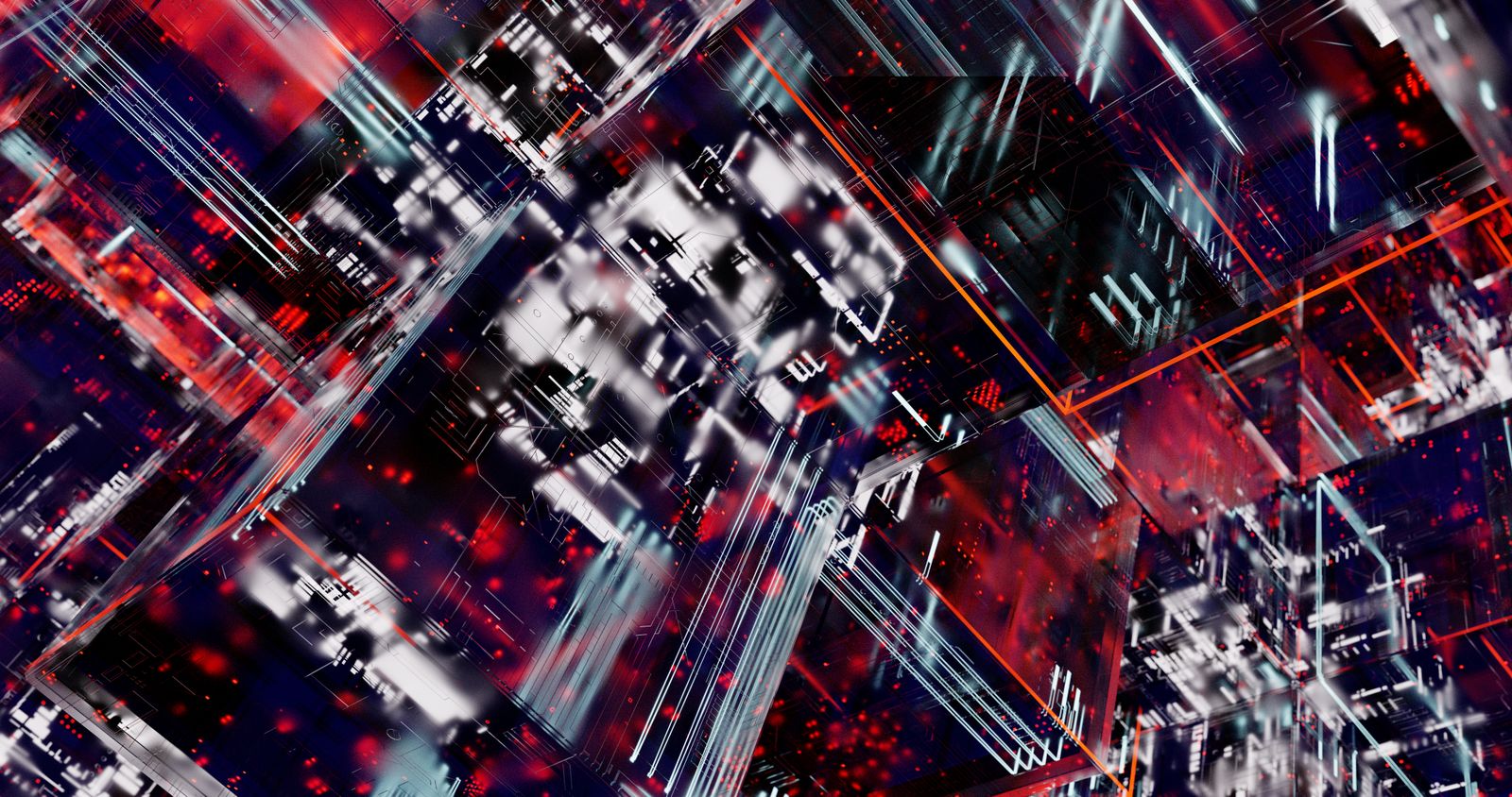 Futuristic glowing circuit board representing secure data infrastructure